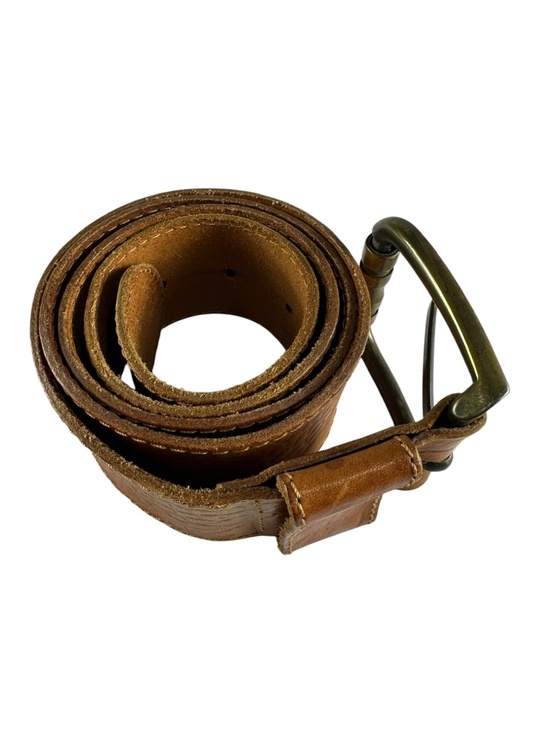 Genuine ENRICO COVERI Tan Natural Leather Unisex Belt Size 42 / 34 US main image 4